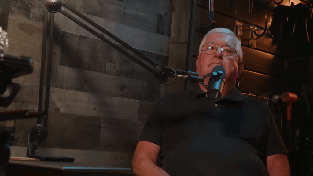 Detective Lt. Frank Pack sits in a chair looking off to the side.